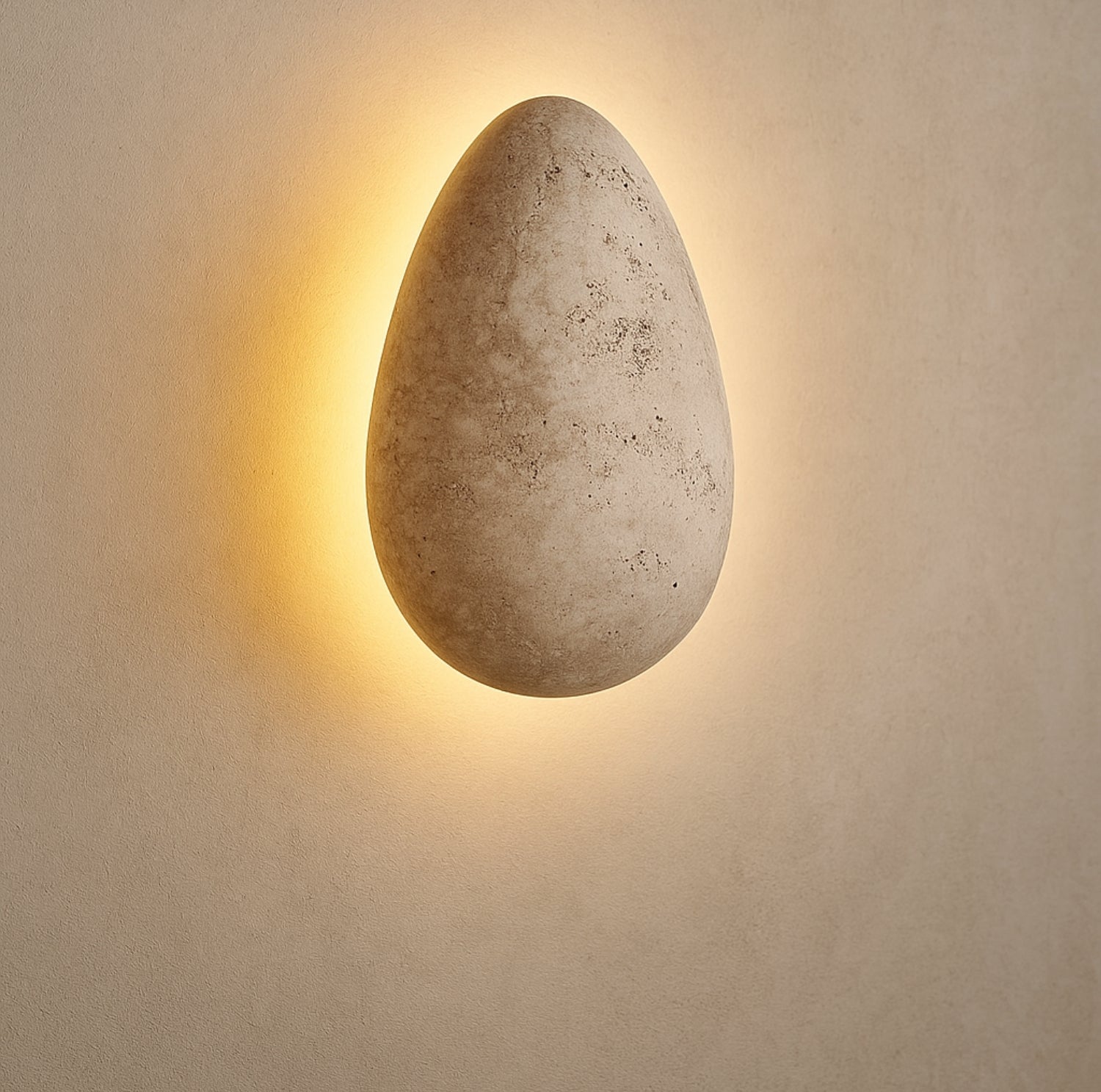 Nomaenest Althéra - Minimalist Stone Wall Lamp