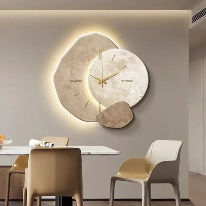Nomaenest Horaluce - Wooden LED Wall Clock