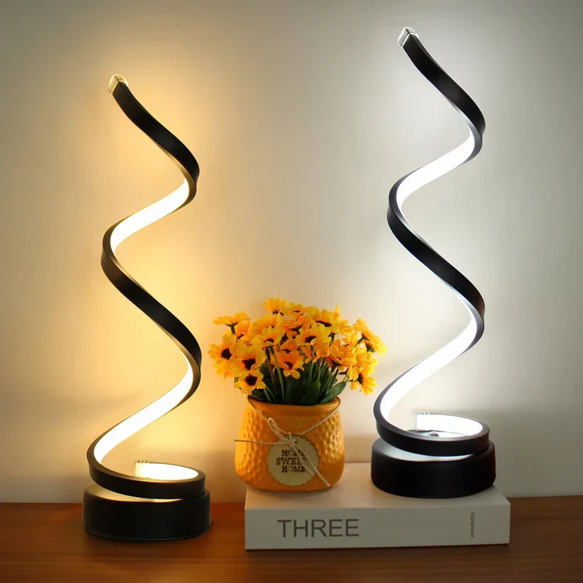 Nomaenest Spiraé | LED Spiral Table Lamp