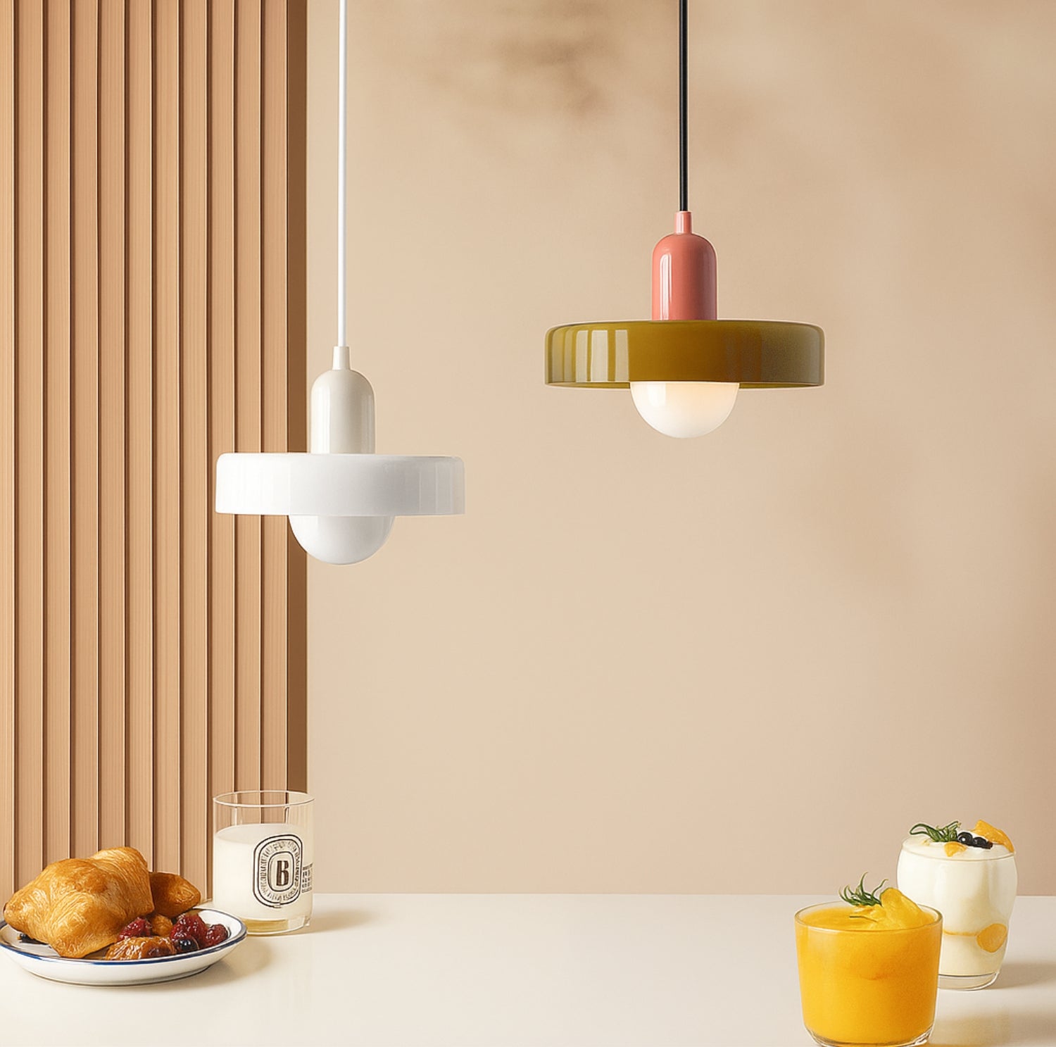 Nomaenest Pendelle - Retro Glass Pendant Lamp