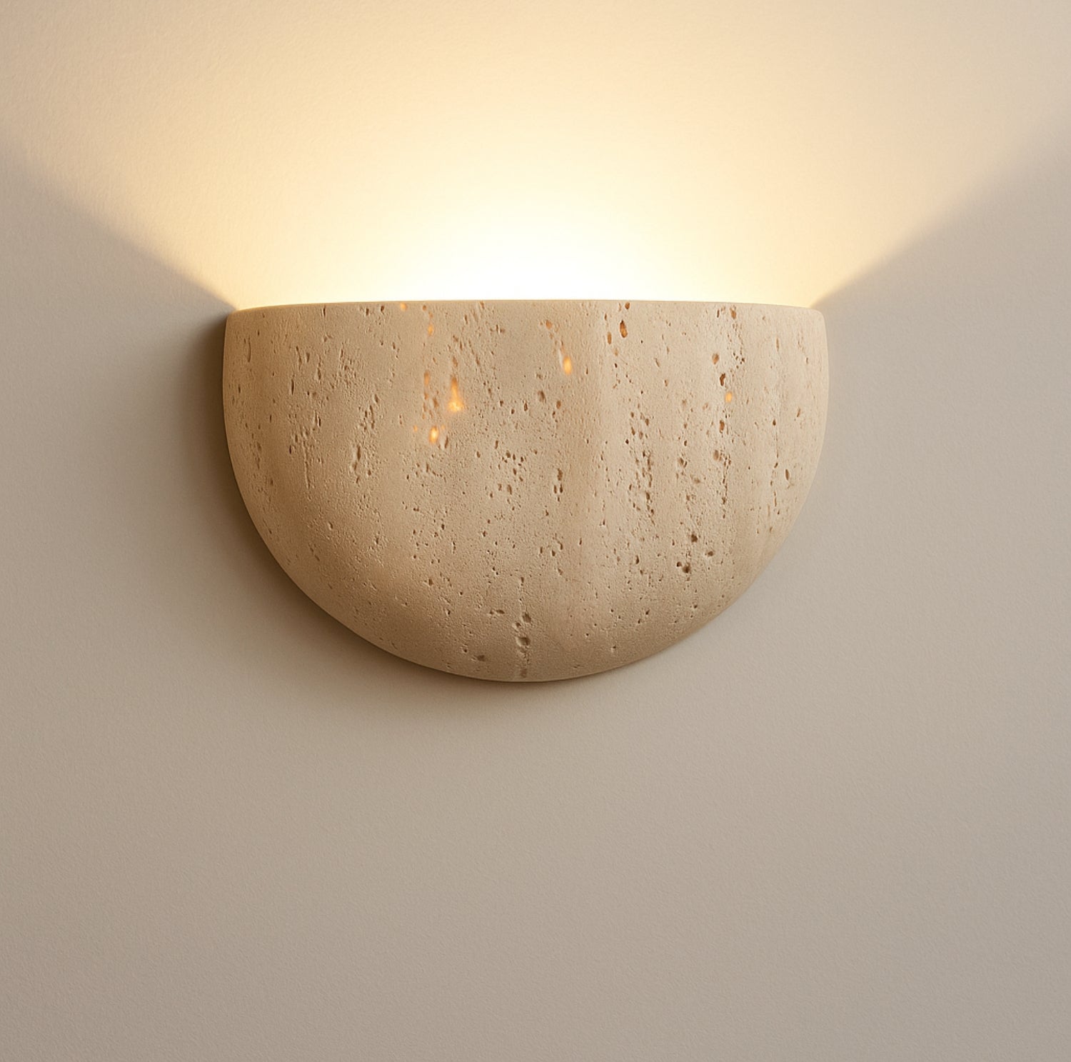 Nomaenest Althéra - Minimalist Stone Wall Lamp