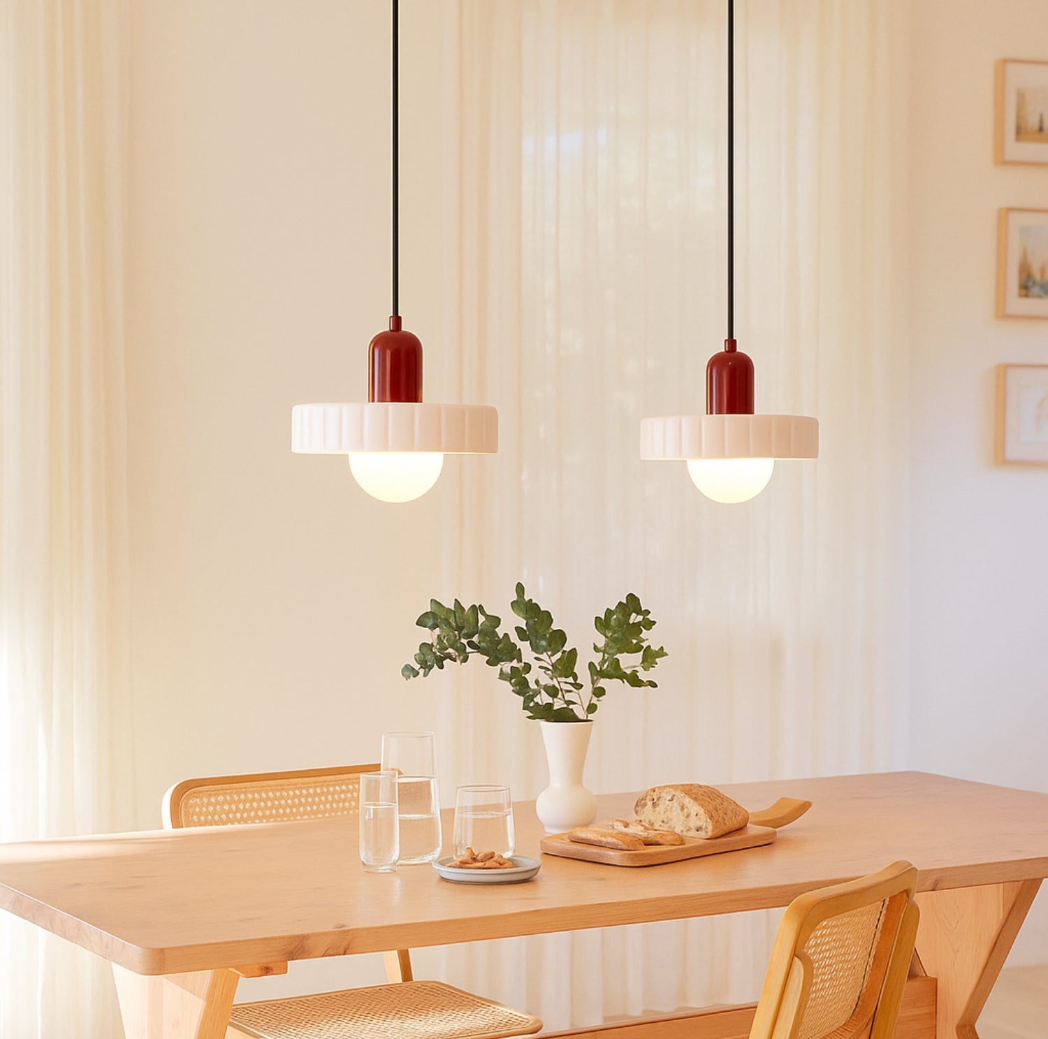 Nomaenest Pendelle - Retro Glass Pendant Lamp