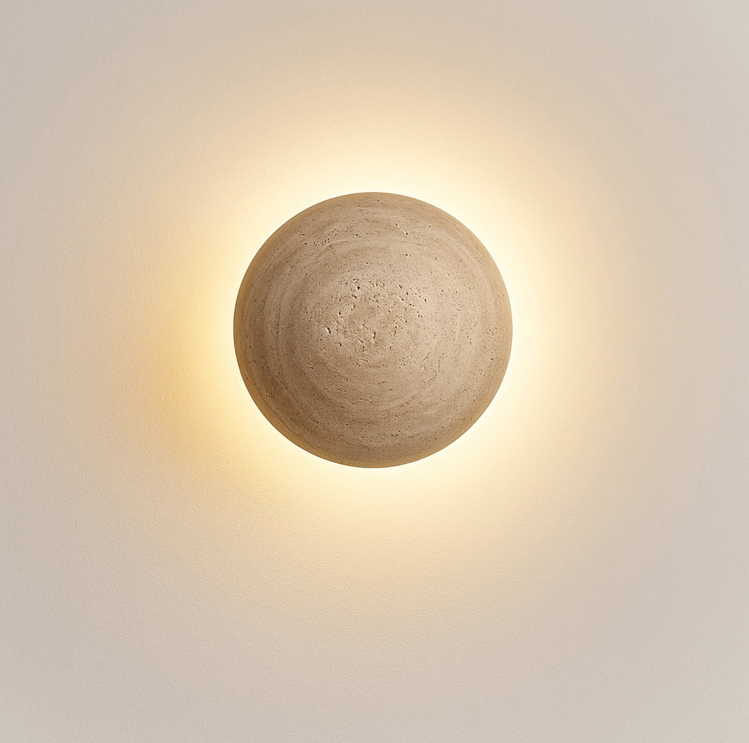 Nomaenest Althéra - Minimalist Stone Wall Lamp