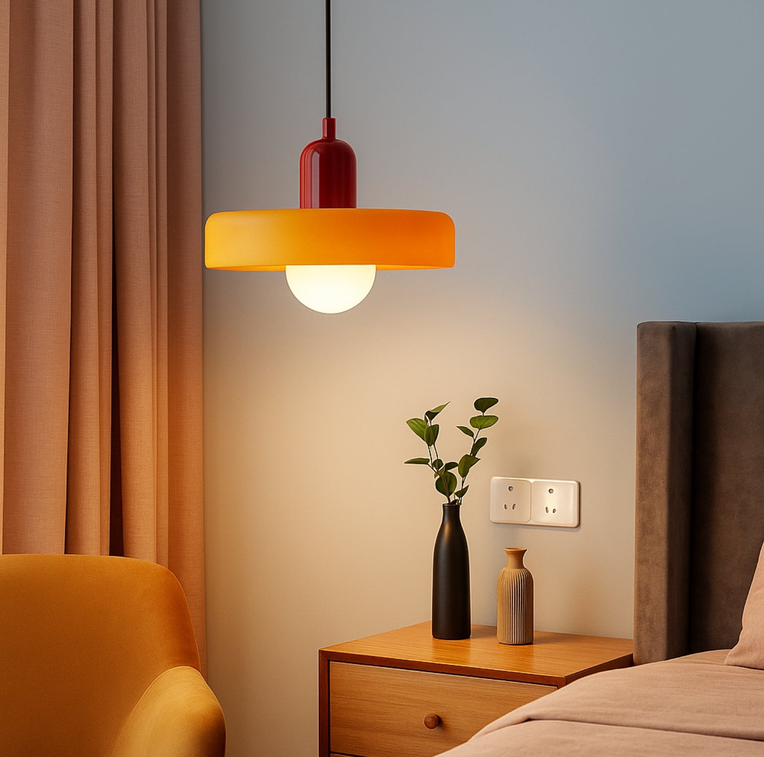 Nomaenest Pendelle - Retro Glass Pendant Lamp