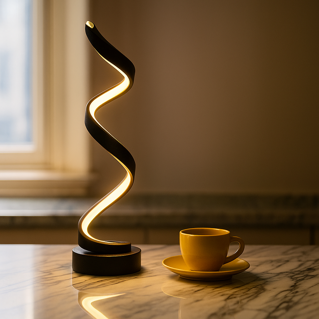 Nomaenest Spiraé | LED Spiral Table Lamp