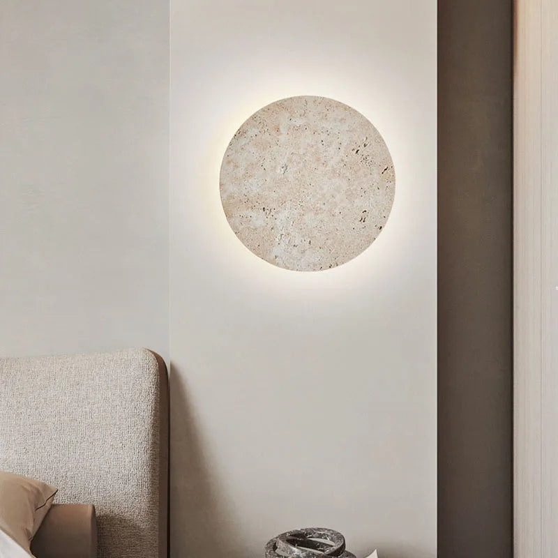 Nomaenest Althéra - Minimalist Stone Wall Lamp