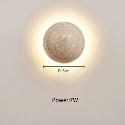 Nomaenest Althéra - Minimalist Stone Wall Lamp