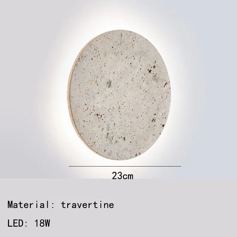 Nomaenest Althéra - Minimalist Stone Wall Lamp
